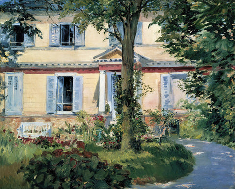 The House at Rueil, 1882 -  Edouard Manet - McGaw Graphics