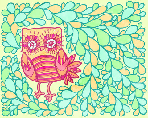 Spring Owl -  My Zoetrope - McGaw Graphics