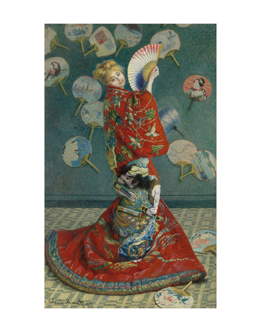 La Japonaise (Camille Monet in Japanese Costume), 1876 -  Claude Monet - McGaw Graphics