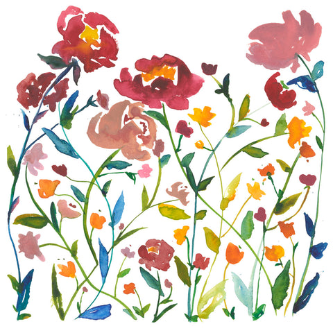 Nouveau Boheme - Wildflower Garden -  Kiana Mosley - McGaw Graphics