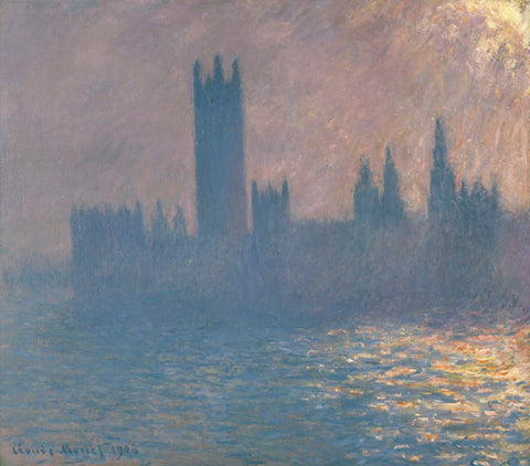 Houses of Parliament, Sunlight Effect (Le Parlement, effet de soleil), 1903 -  Claude Monet - McGaw Graphics