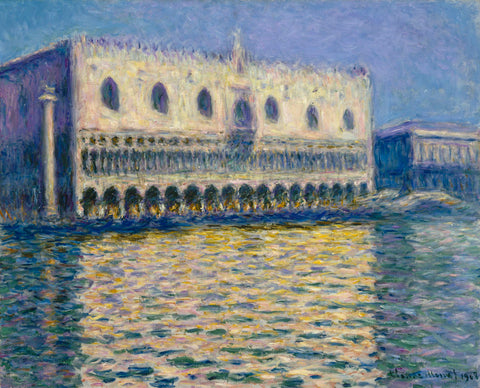 The Doges Palace, 1908 -  Claude Monet - McGaw Graphics