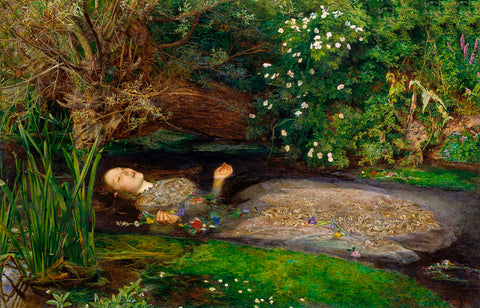 Ophelia, ca. 1851 -  John Everett Millais - McGaw Graphics