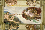 The Creation of Adam (Full) -  Michelangelo - McGaw Graphics