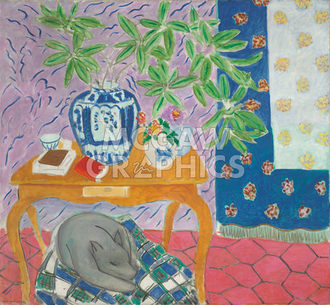 Interior with a Dog, 1934 -  Henri Matisse - McGaw Graphics