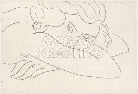 Young Woman with Face Buried in Arms, 1929 -  Henri Matisse - McGaw Graphics