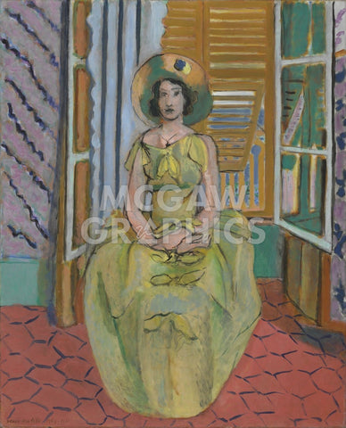 The Yellow Dress, 1929-31 -  Henri Matisse - McGaw Graphics