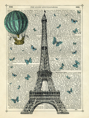 Eiffel Butterflies -  Marion McConaghie - McGaw Graphics