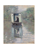 The Studio Boat (Le Bateau-atelier), 1876 -  Claude Monet - McGaw Graphics