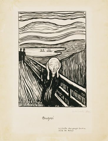 The Scream, 1895 -  Edvard Munch - McGaw Graphics