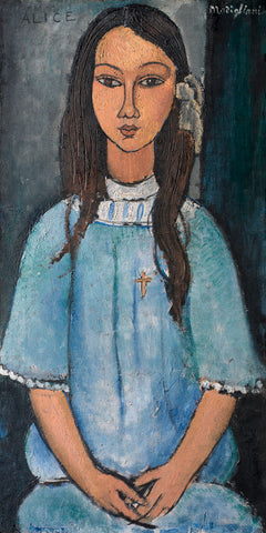 Alice, about 1918 -  Amedeo Modigliani - McGaw Graphics