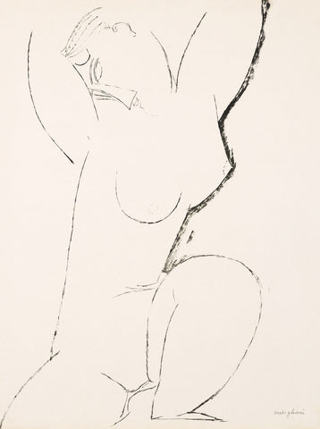 Caryatid -  Amedeo Modigliani - McGaw Graphics