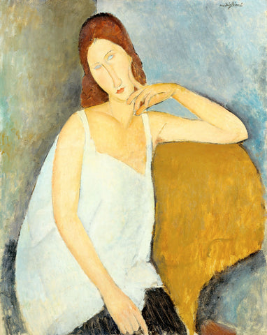 Portrait of Jeanne H√©buterne, 1919 -  Amedeo Modigliani - McGaw Graphics