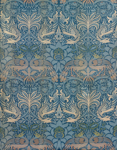 Panel Entitled "Peacock and Dragon", 1878 -  William Morris - McGaw Graphics