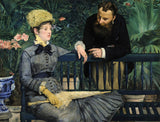In the Conservatory, 1879 -  Edouard Manet - McGaw Graphics