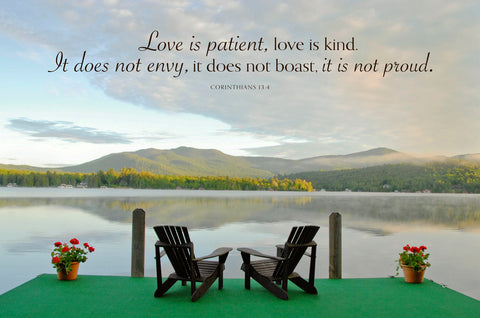 Good Companions (Love is patient...) -  Orah Moore - McGaw Graphics