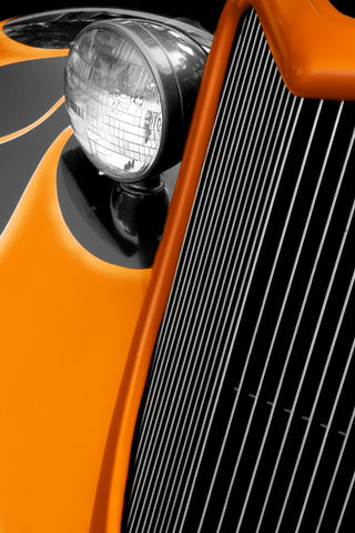 Classic Car Detail: Orange Edges -  Matthew McCarthy - McGaw Graphics