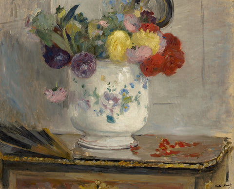 Dahlias, 1876 -  Berthe Morisot - McGaw Graphics