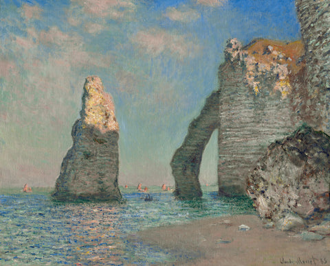 The Cliffs at Étretat, 1885 -  Claude Monet - McGaw Graphics