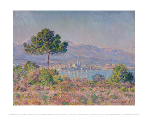 Antibes Seen from the Plateau Notre-Dame, 1888 -  Claude Monet - McGaw Graphics