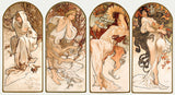 The Seasons, 1897 -  Alphonse Mucha - McGaw Graphics