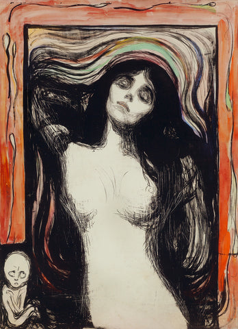 Madonna, ca. 1895–1896 -  Edvard Munch - McGaw Graphics