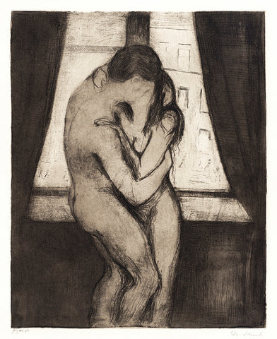 The Kiss, 1895 -  Edvard Munch - McGaw Graphics