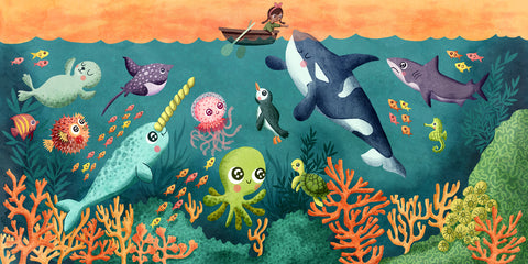 Ocean Life -  My Zoetrope - McGaw Graphics