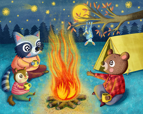 Campfire Friends -  My Zoetrope - McGaw Graphics