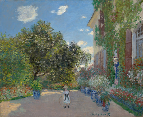 The Artist's House at Argenteuil, 1873 -  Claude Monet - McGaw Graphics