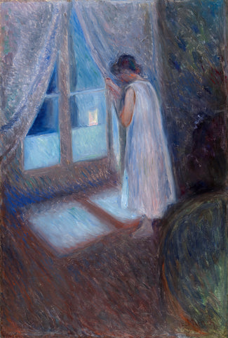 The Girl by the Window, 1893 -  Edvard Munch - McGaw Graphics