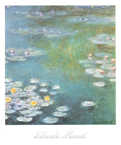 Waterlilies at Giverny, 1908 -  Claude Monet - McGaw Graphics