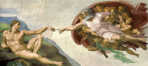 The Creation of Adam -  Michelangelo - McGaw Graphics