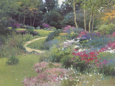 Botanical Retreat: Chill Sunday in the Garden - 16x20in - Paint by