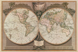 New Map of the World -  Vintage Reproduction - McGaw Graphics