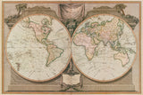 New Map of the World -  Vintage Reproduction - McGaw Graphics