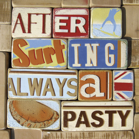 After Surfing Always a Pasty -  Norfolk Boy - McGaw Graphics