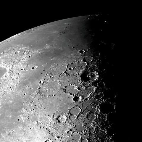 Moon (North Pole) -  NASA - McGaw Graphics