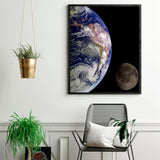 Earth and Moon II -  NASA - McGaw Graphics