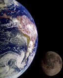 Earth and Moon II -  NASA - McGaw Graphics