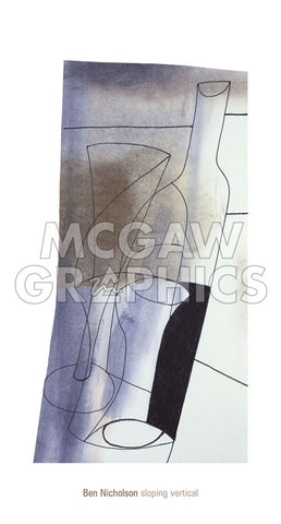 Sloping Vertical, 1981 -  Ben Nicholson - McGaw Graphics