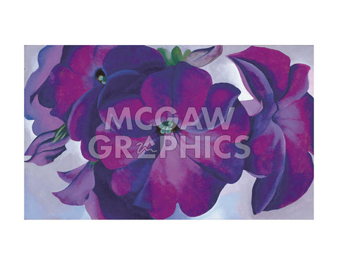 Petunias, 1925 -  Georgia O'Keeffe - McGaw Graphics