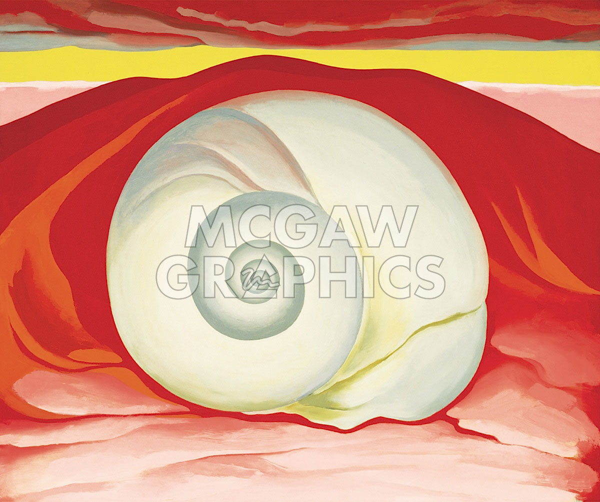 Red Hills with White Shell, 1938 | McGaw Graphics