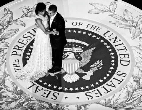 President Obama and The First Lady (b/w) -  Celebrity Photography - McGaw Graphics