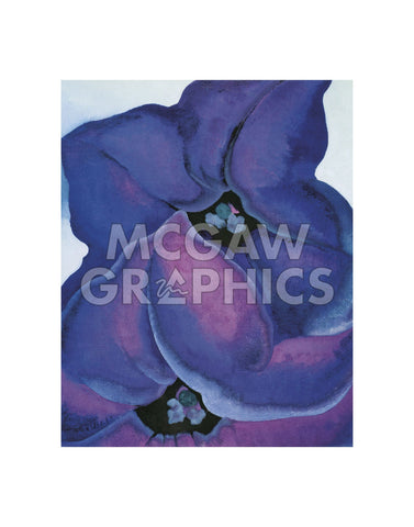 Purple Petunias, 1925 -  Georgia O'Keeffe - McGaw Graphics
