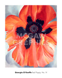 Red Poppy, No. VI, 1928 -  Georgia O'Keeffe - McGaw Graphics