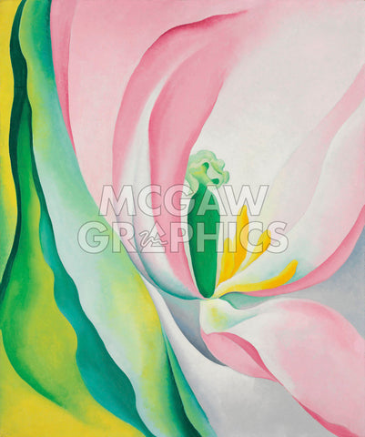 Pink Tulip, 1926 -  Georgia O'Keeffe - McGaw Graphics