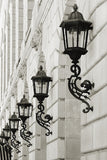 Lamps on Side of Building -  Christian Peacock - McGaw Graphics