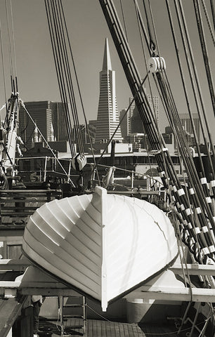 Lifeboat and San Francisco Skyline -  Christian Peacock - McGaw Graphics