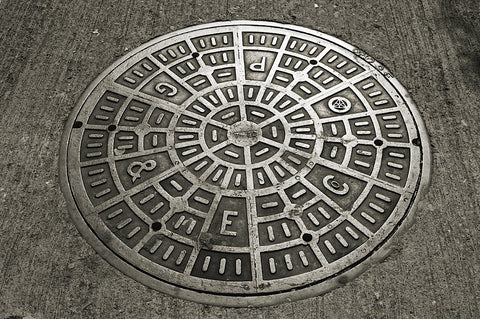 San Francisco Manhole Cover -  Christian Peacock - McGaw Graphics